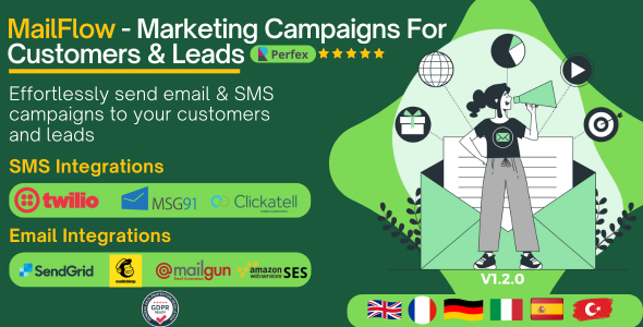 MailFlow Marketing Campaigns For Leads & Customers Perfex CRM